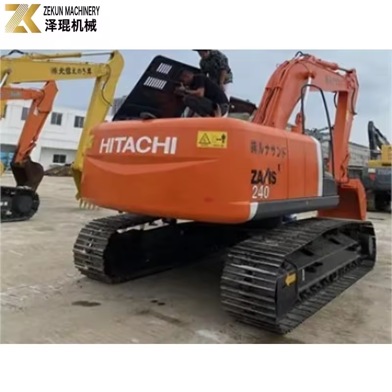 Year 2014 Medium Hydraulic Crawler Excavator 24Ton Used Hitachi Zaxis Zax ZX 240