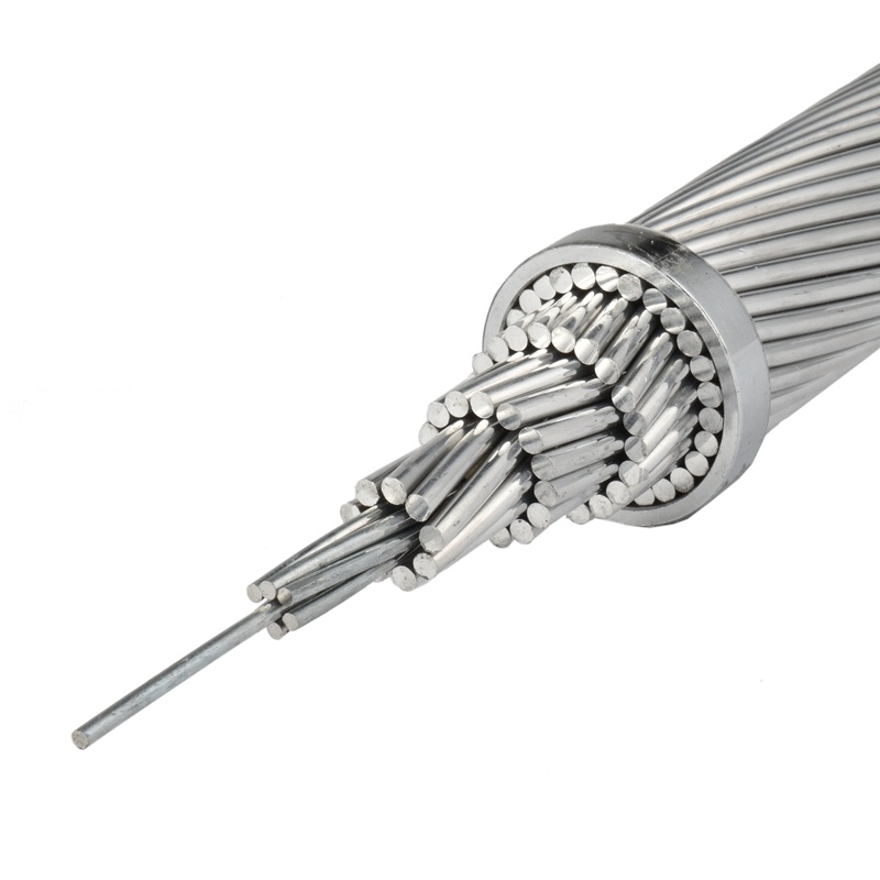 Overhead Electric Cables Bare Aluminum ACSR Conductor High Voltage Stranded Wire Cable 10-1500²