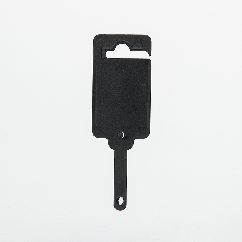 Custom PE 5*6.7CM Necktie Hanger Hooks Retail Tie Holder For Closet