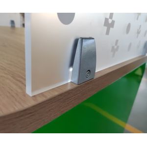 Modern Office Computer Desk With 3 Fabric Drawers Study Structure