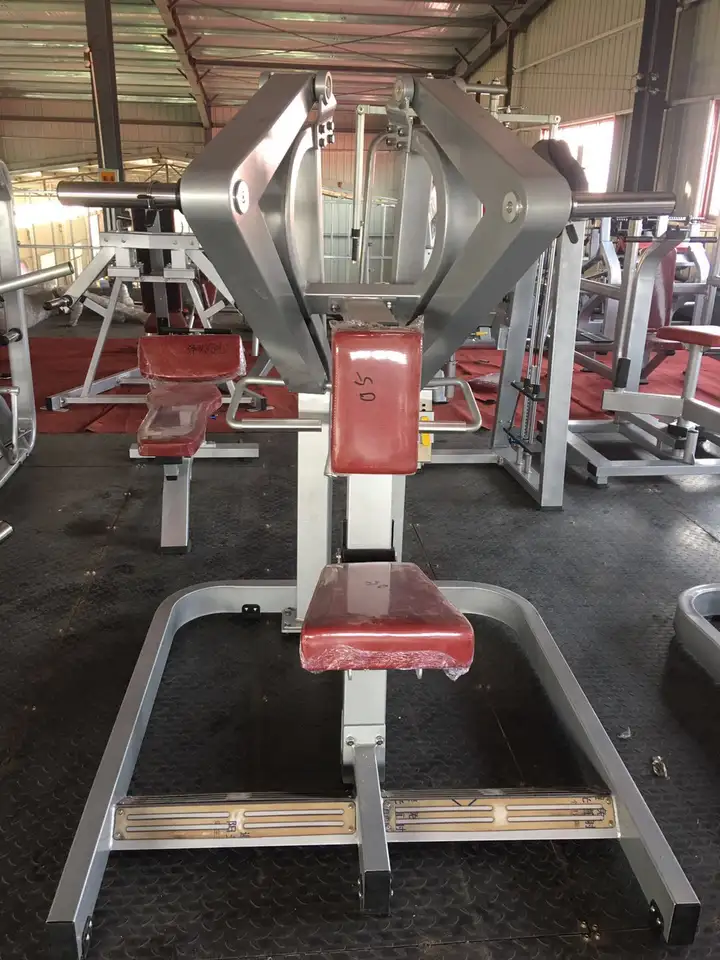 Back Extension Plate Loaded Lat Pulldown Machine For Gym Chest Shoulder Exercise