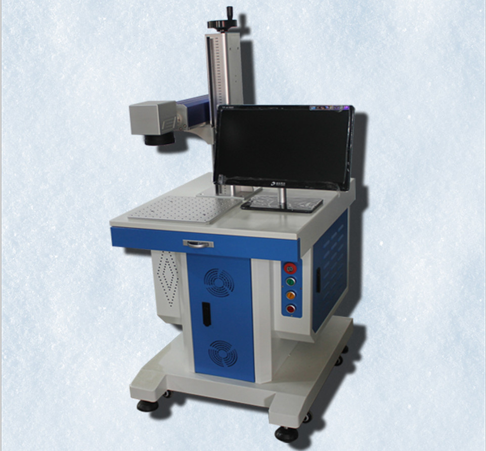 30W fiber laser marking machine for metal/plastic/tag/key chains/pen laser marker