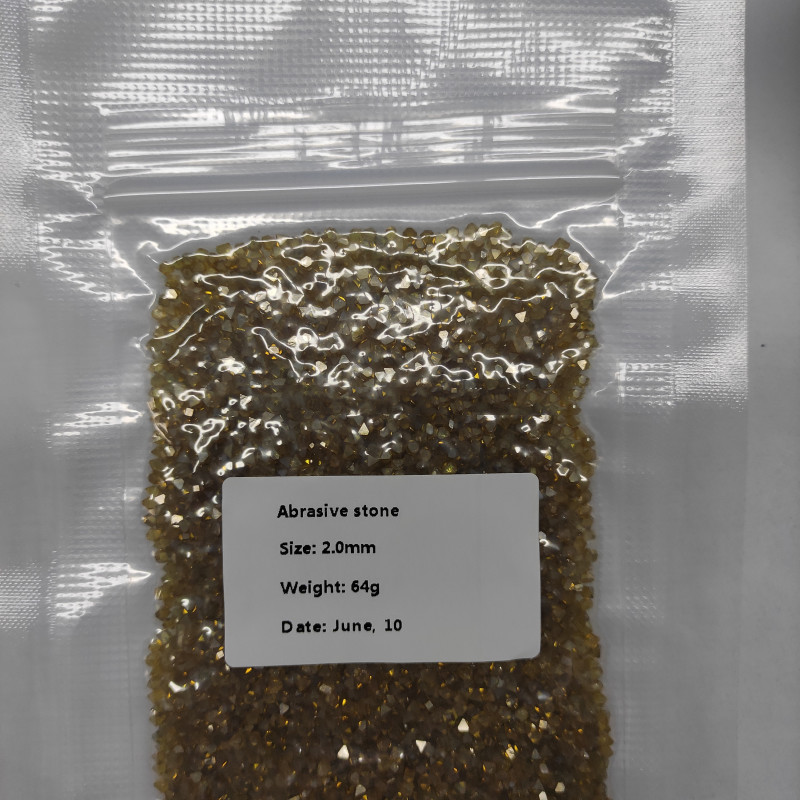 B Grade 3.0 - 3.5mm HPHT Lab Grown Diamonds Yellow Rough Industrial Diamonds