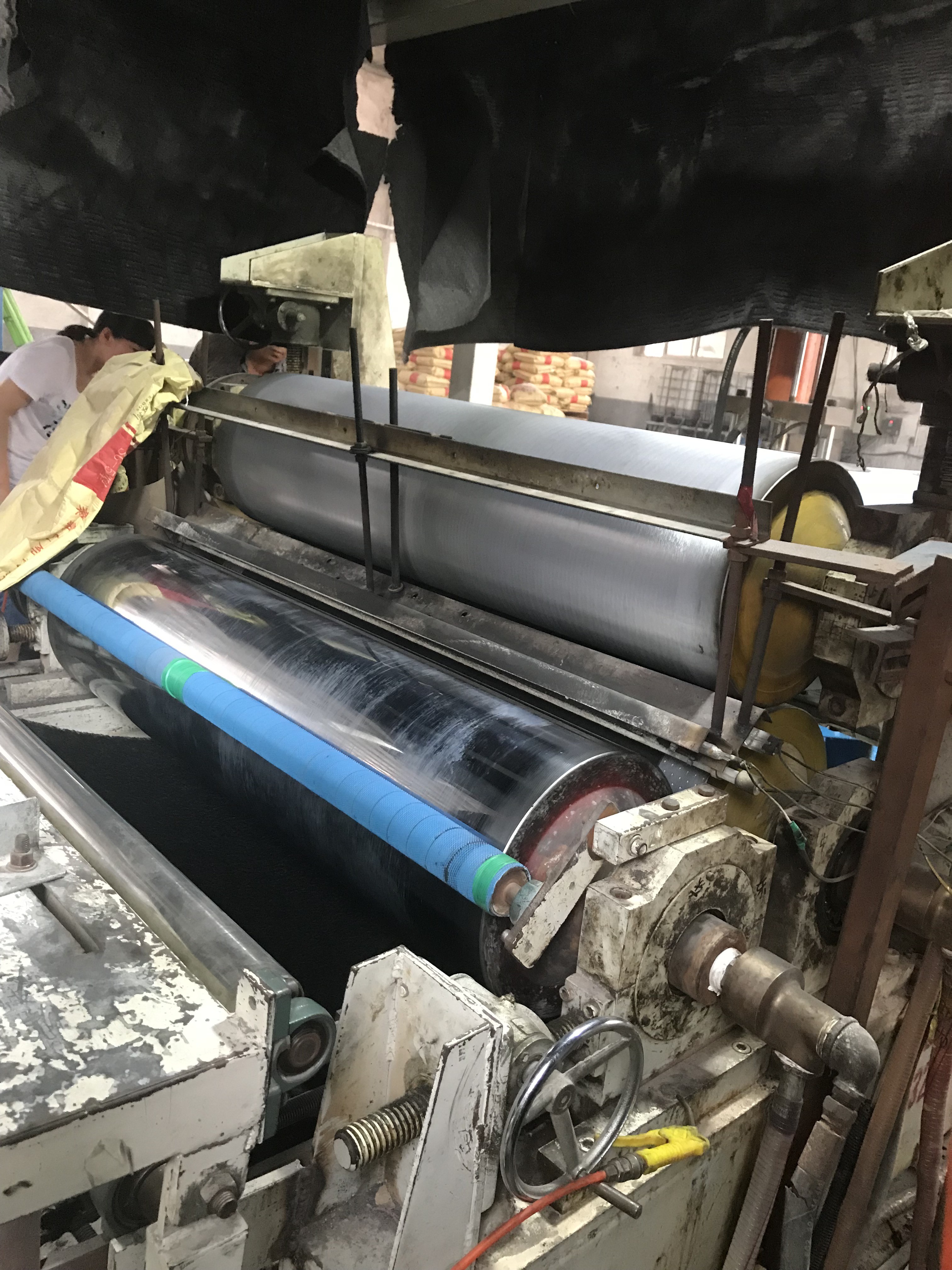 1220mm PVC Sheet Extrusion Line Compact Structure With Siemens Motor