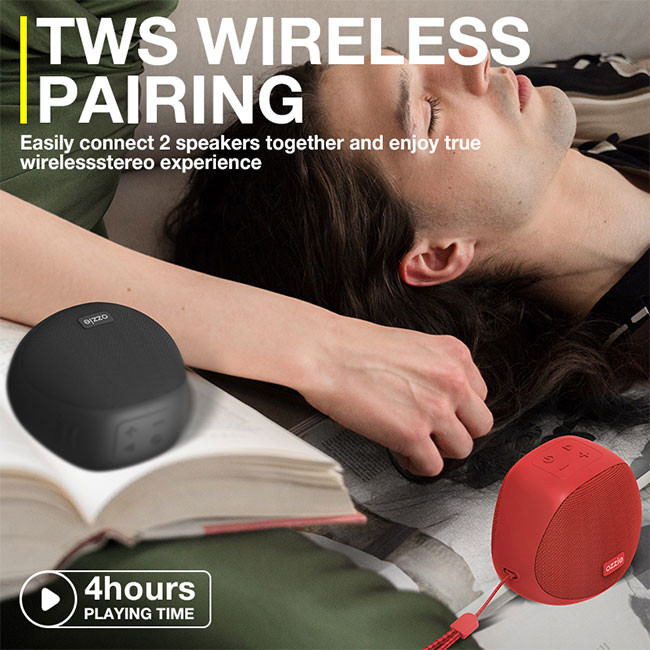 5.0 Bluetooth Portable Outdoor Speaker Support Aux In Tws Pairing Function