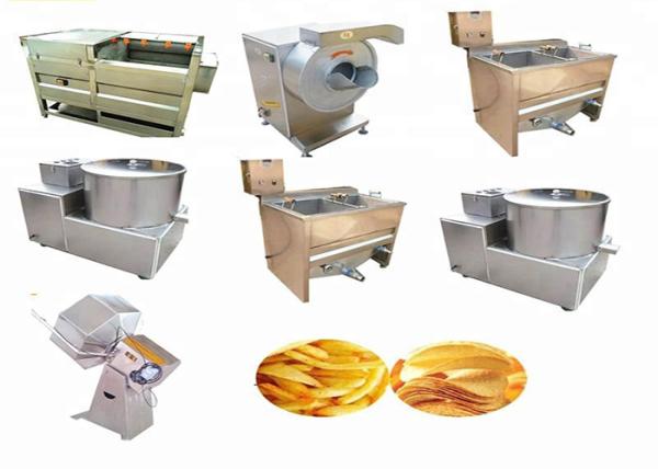 French Fries Machine Electric Potato Fryer Potato Chips Processing Machine