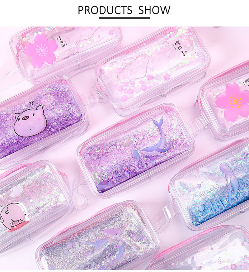 Candy Color Waterproof PVC Cosmetic Bag For Girls