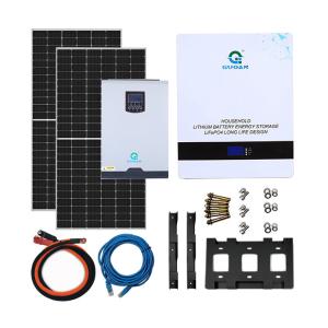 China Practical Home Solar Battery Storage System 5KW Full Soar Set on sale