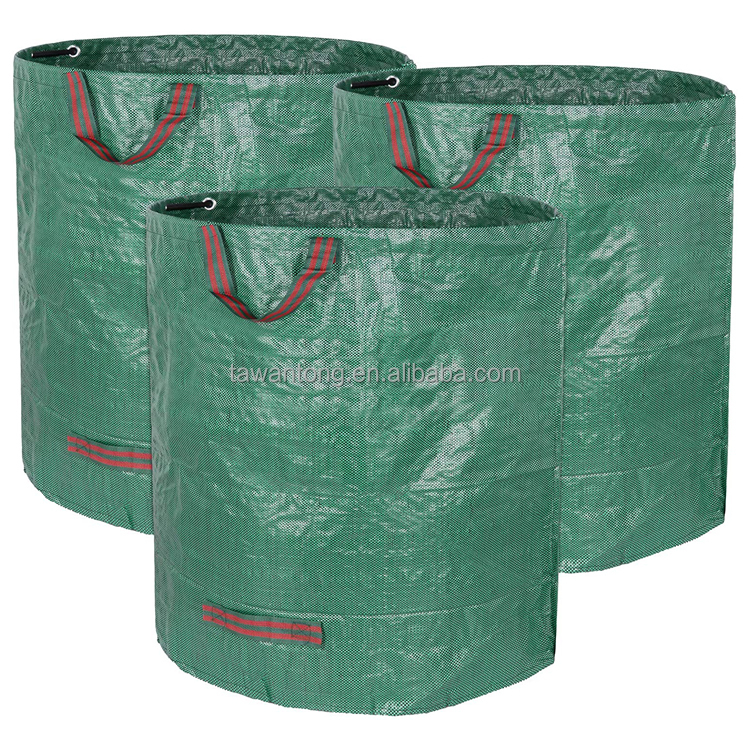 Collapsible Garden Waste Bags Heavy Duty Waste Lawn Pool Yard Leaf Bag Season Winter
