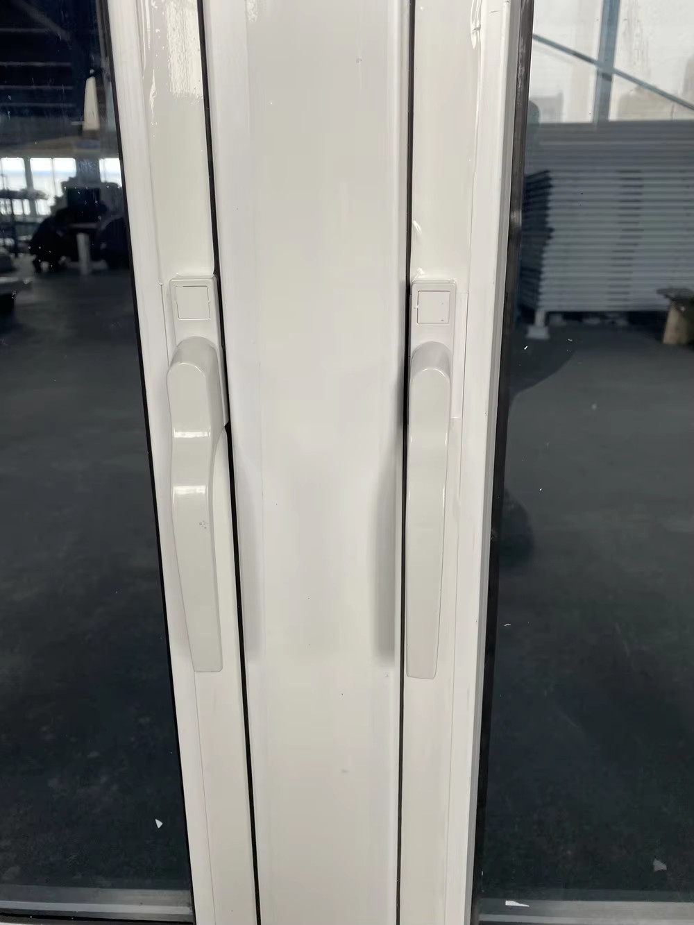 60 Series PVC UPVC Hurricane Impact Casement Windows With Window Screen