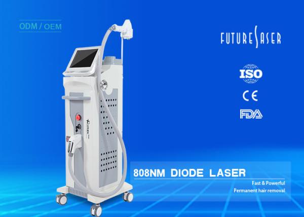 808nm Diode Laser For Hair Removal , Permanent Hair Removal Laser Machine