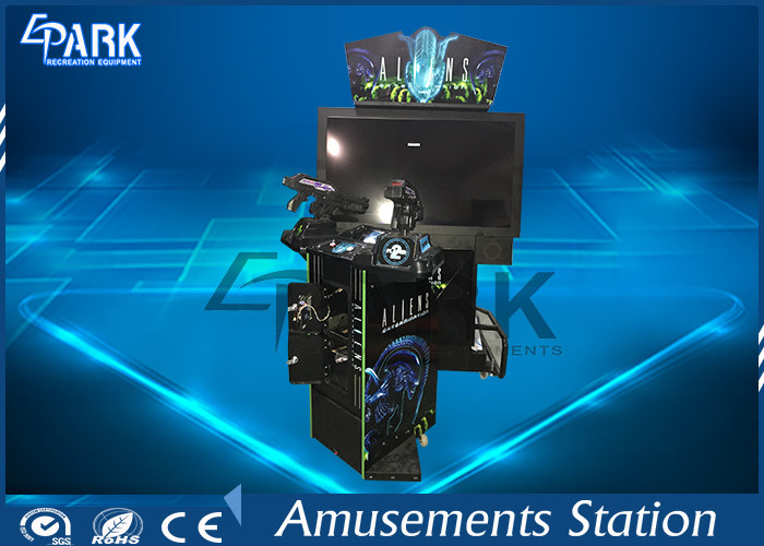 110V Aliens Shooting Arcade Machines , 1 Player Shooting Games