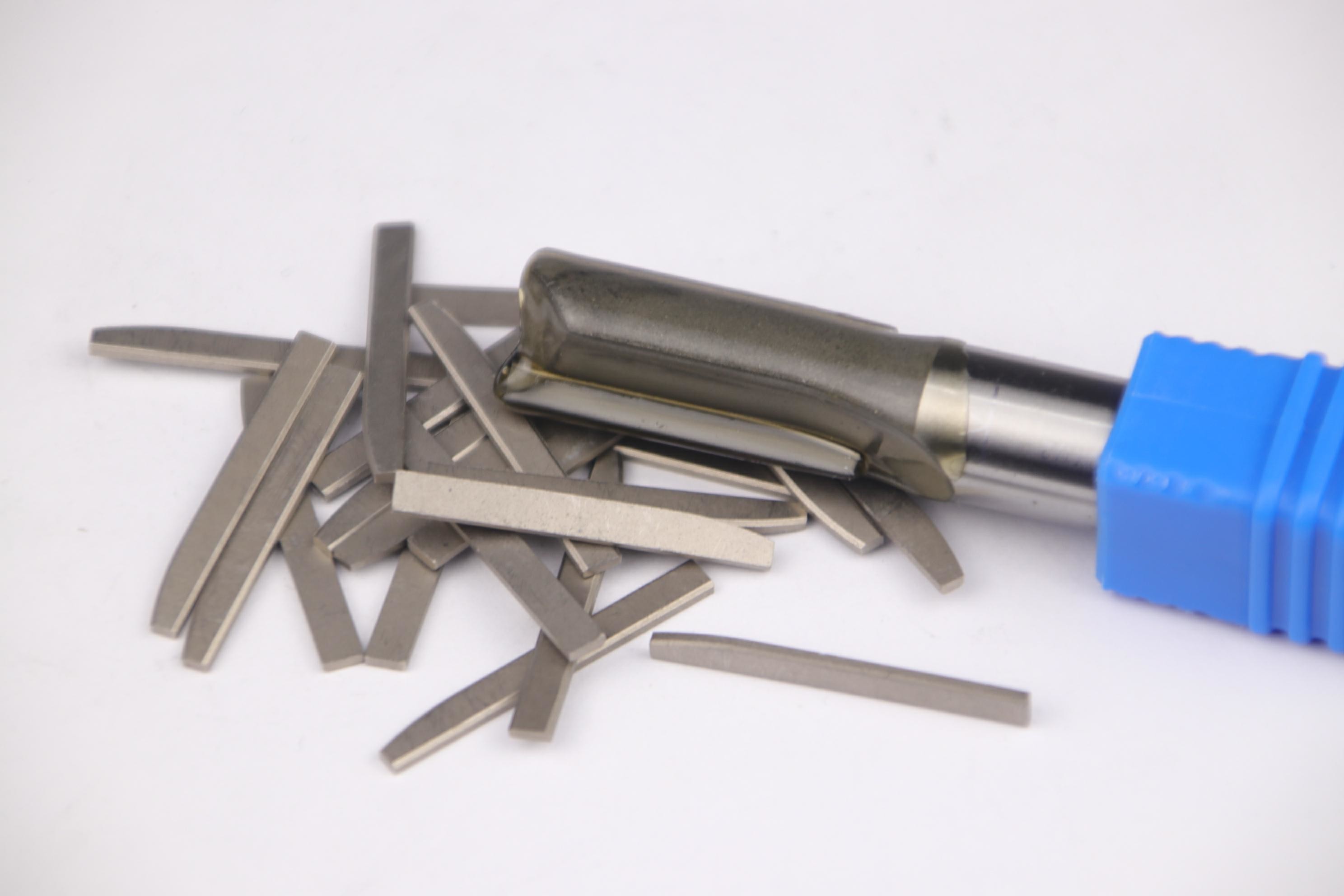 Bright Finished Tungsten Carbide Router Bits Strong Structure Small Size Light Weight