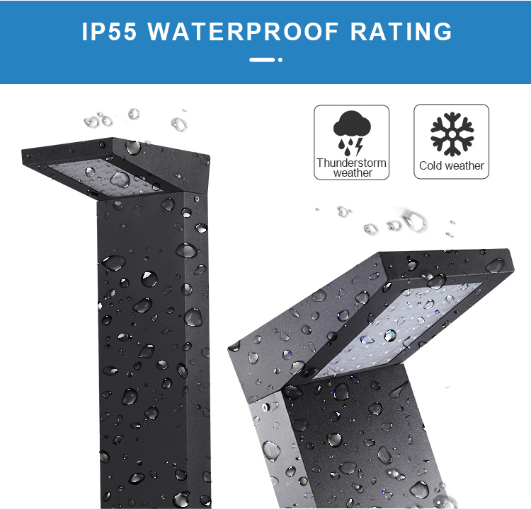 3500K Seven Shape LED Solar Pathway Lights Outdoor For Patio Yard Walkway
