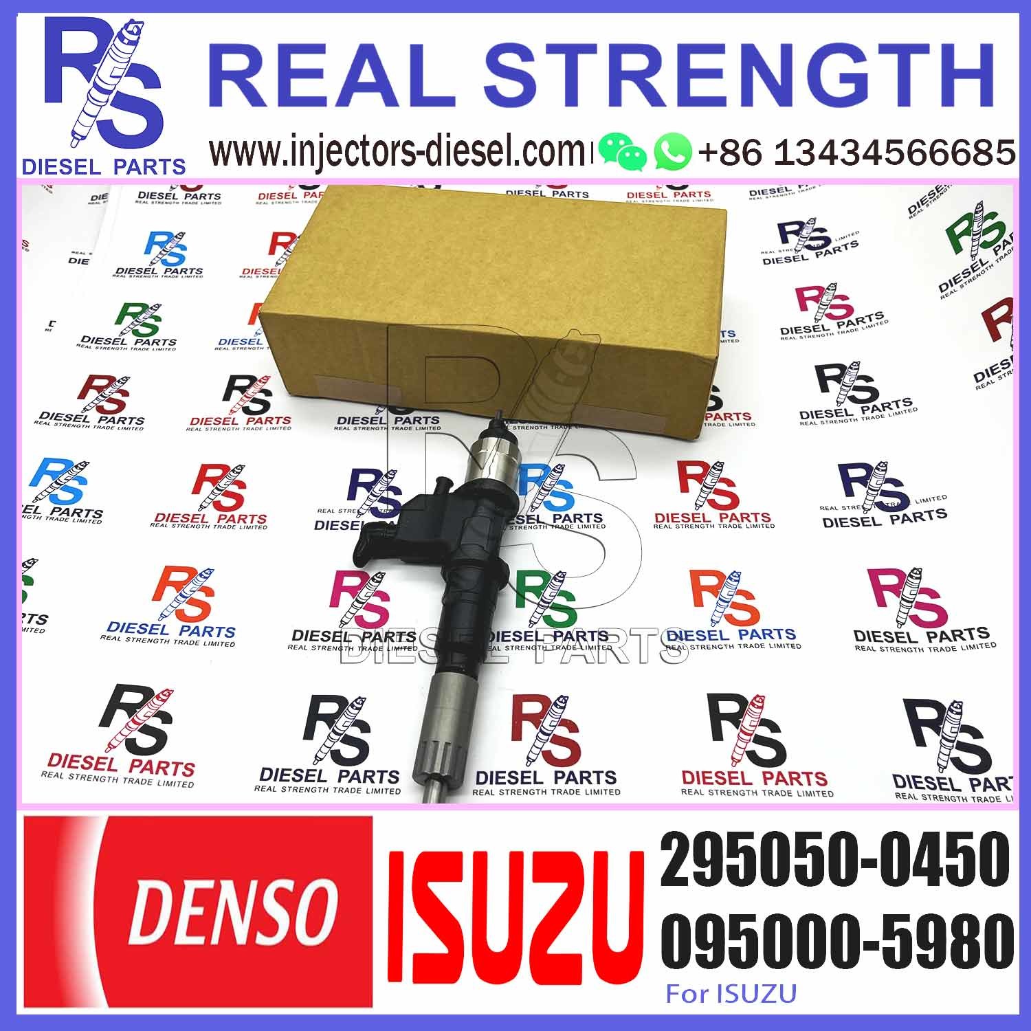 High Quality Common Rail Fuel Injector 8-97622035-1 8976220351 295050-0450 for 6WG1 Engine Parts