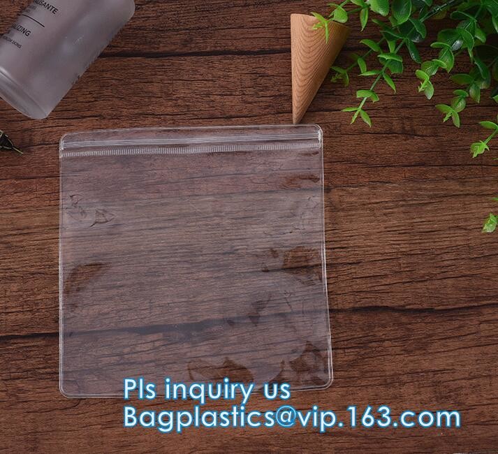 Fabric zipper professional vinyl slider bag pvc zipper bag, clothing packaging pvc slider zipper bag, slider zipper bag