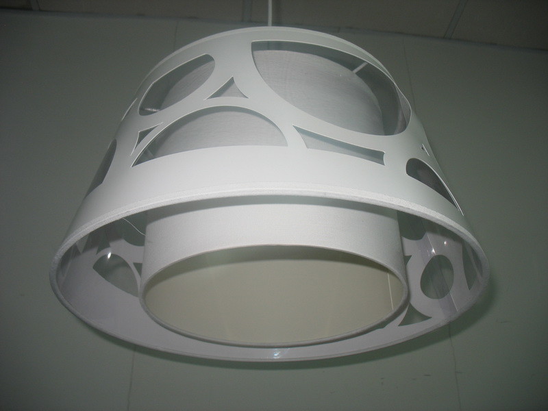 2-layer Tapered pvc laser cut easy fit pendant