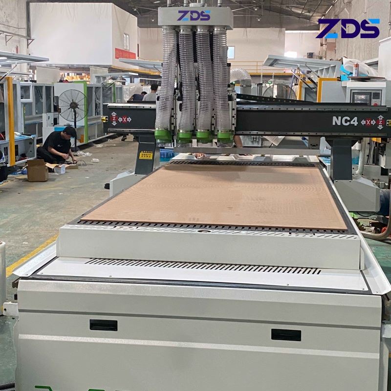18000r/Min 6kw*4 Spindle Woodworking CNC Router Automatic Wood Router Machine
