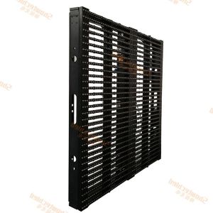 Module P10 Full Color Outdoor Media Mesh Facade Transparent HD LED Display