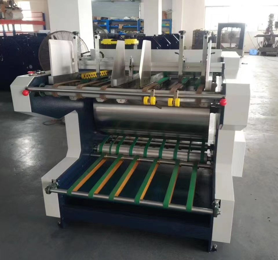 CQT-1500JGKW Semi-Automatic Folder Gluer Gluing Machine for File Folder Corrugated Box