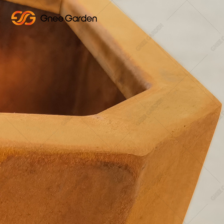 Factory Customize  Corten Steel Garden Planting Box Large Flower Pots