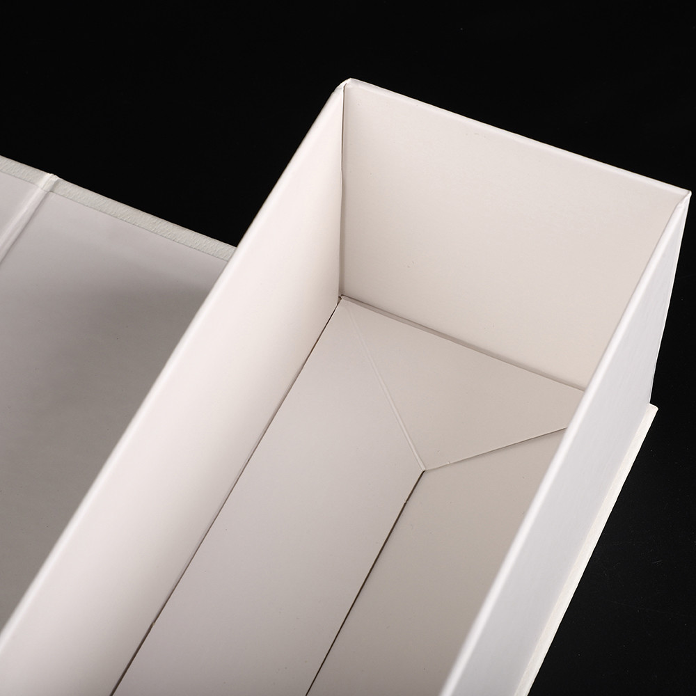 Cardbord Presentation Single Wine Bottle Gift Box Foldable Flat Pack Magnect Flap Closure Whisky Box
