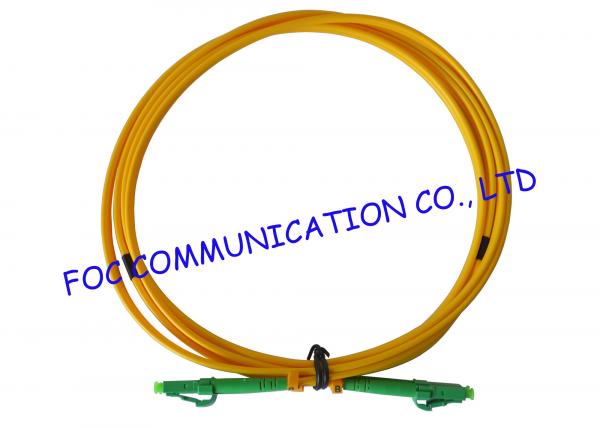 Quality LC / APC fiber patch cord Duplex G.657A2 Corning Fiber Bend Insensitive for sale