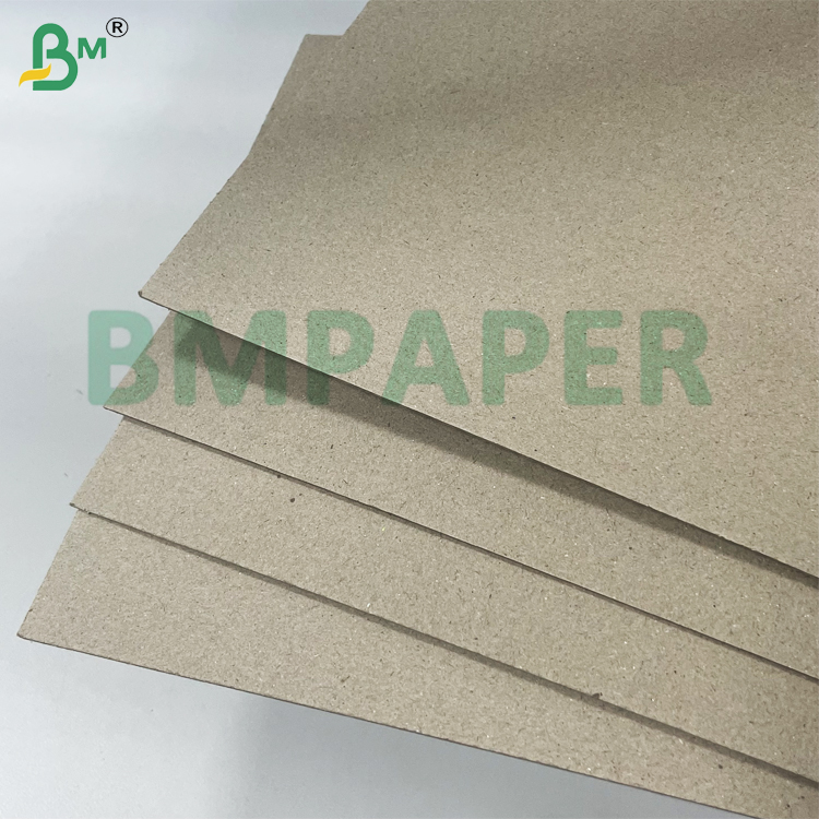 Offset Printing Grey Chipboard 0.8mm 1.0mm For Book Covers & Hardcover File Folders  Recycled Board