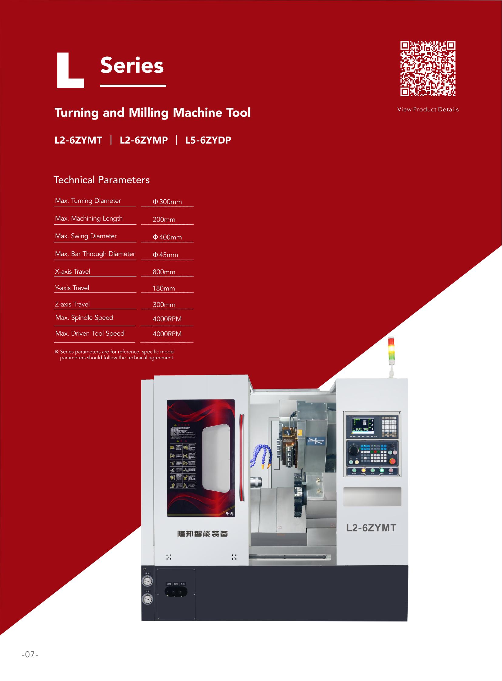 Horizontal Metal CNC Turning And Milling Machine Live Tool And Normal Turret