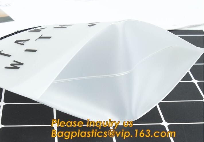 Plastic Bag OEM Custom PVC Loop Handle Image Printed Plastic Shopping Bag,Promotional Clear Waterproof Plastic Cosmetic