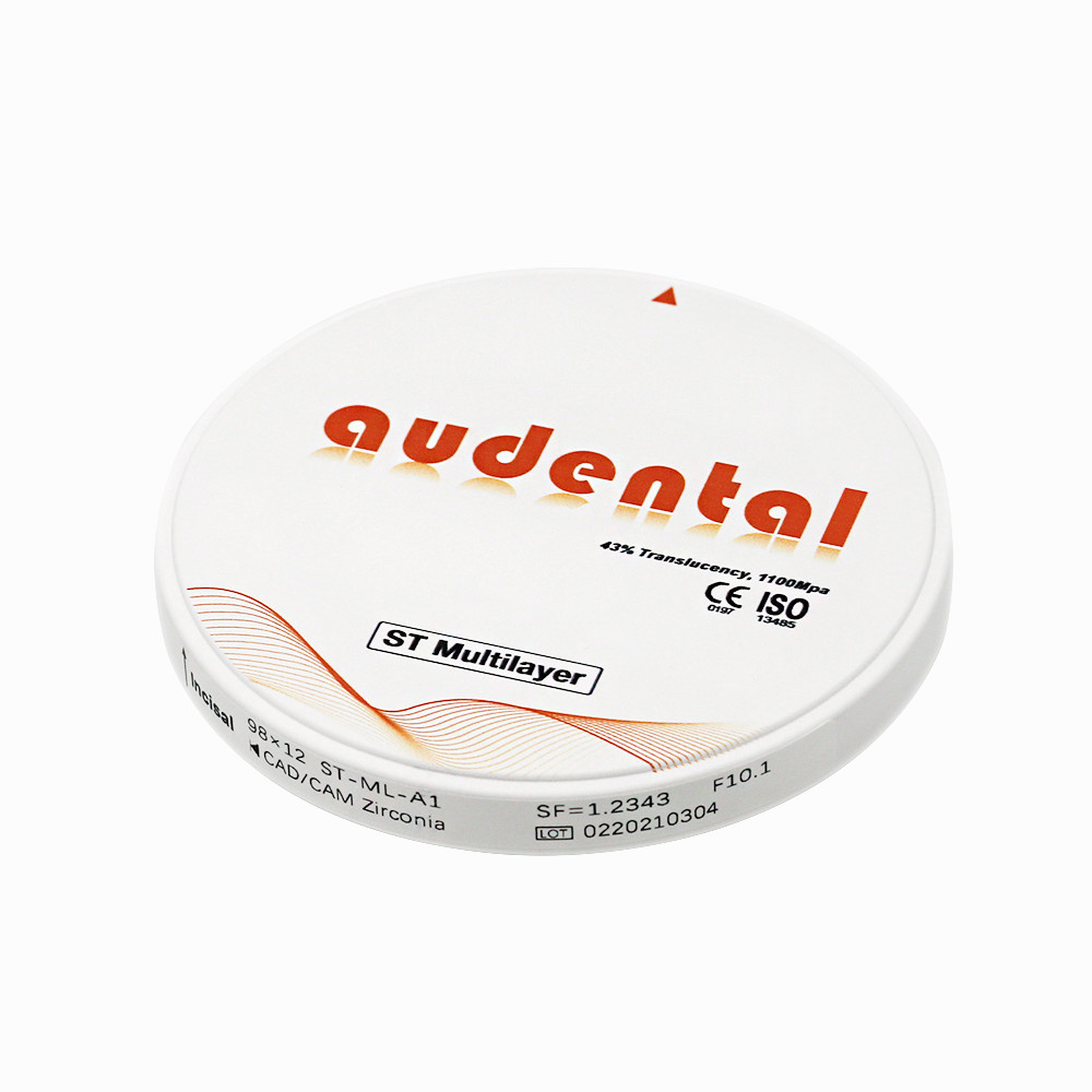 Translucent Vita 16 ST-Plus Zirconia Block Round Disc with 46% Translucency and 900Mpa Strength