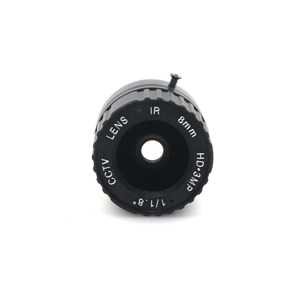 8mm cs lens HD CCTV Camera Lens 43 degree 3MP IR HD Security Camera Lens For HD IP AHD HDCVI SDI Cameras CS Mount
