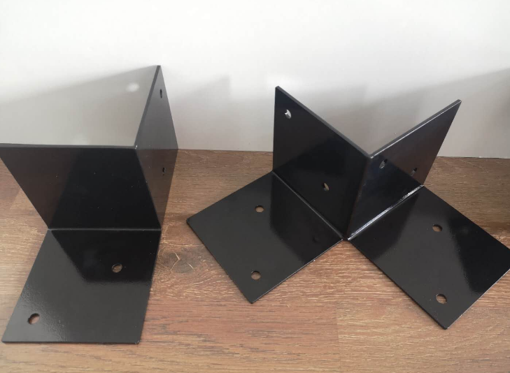 Protect Your Fences with Heavy Duty Fence Post Bases and Triangle Bracket Structure