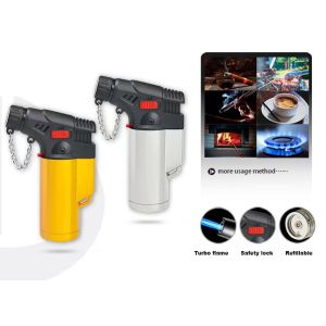 Portable Gas Torch Lighter for BBQ Heating Ignition and Camping 82.2*24.9*11.8mm