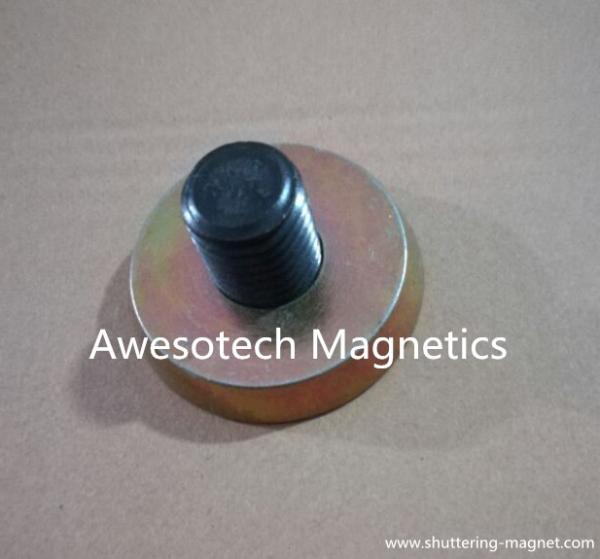 Round Magnets, M16, M20, M24,30,36 threaded Bushing Magnet, Magnetic Fixing