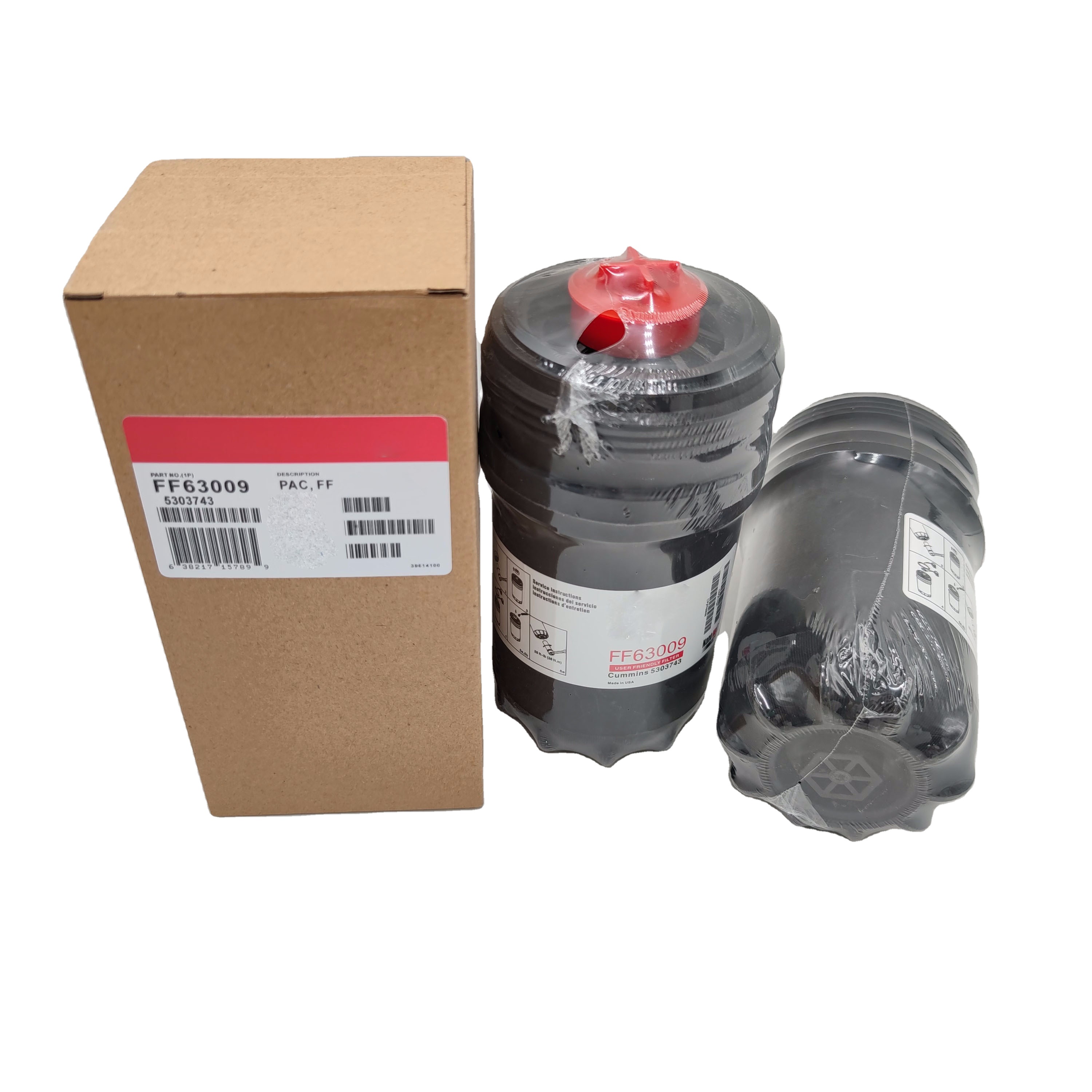 Fuel Filter FF63009 Man Truck Car Air Sizes Vacuum Pump Inlet Filter for Fuel System