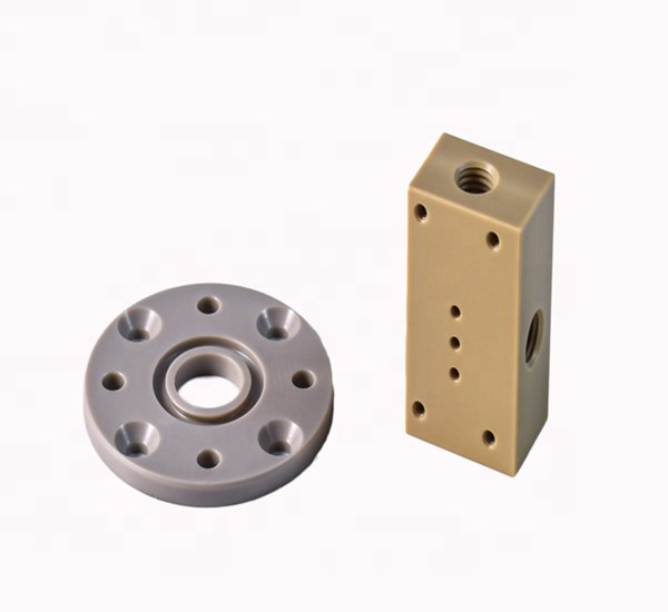 Small POM PEEK Plastic Spare Parts ISO9001 CNC Turning Precision Parts