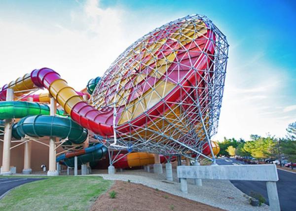 Beautiful Great Wolf Lodge Water Slides Tornado Twist Water Slide / Large Water