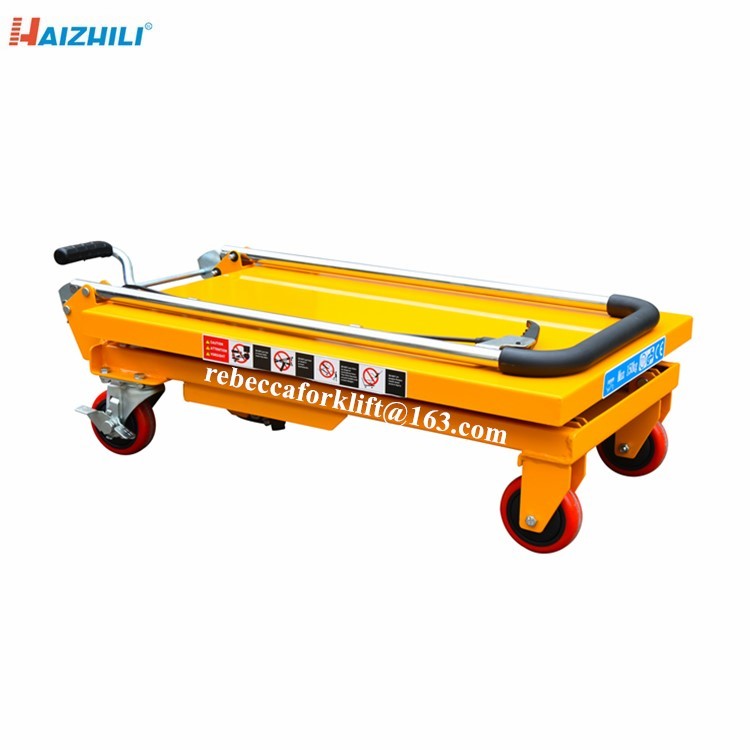 Factory supply safety device 500kg load capacity manual scissor lift table