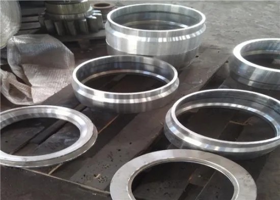 Custom S355 St52 A36 Steel Precision Mechanical Forged Gear Blank Used In Mining Machinner