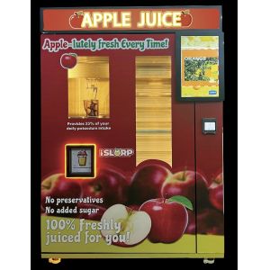 China Smart Self-Service 24-Hour Apple Juice Vending Machine with Low Energy Consumption and Multiple Payment Options on sale