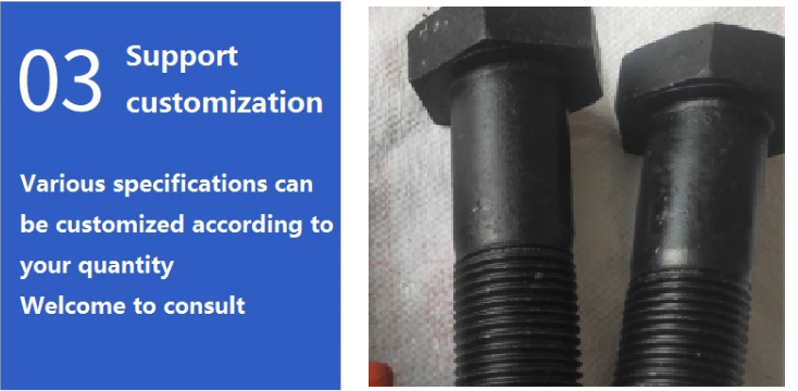 ANSI Standard High Precision Steel Tower Bolts for Steel Structures M38 M42 M50 M72
