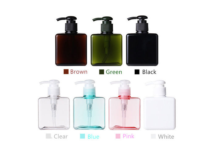 Seven Options Cosmetic Lotion Bottles , PETG Material Plastic Pump Bottle 250ml