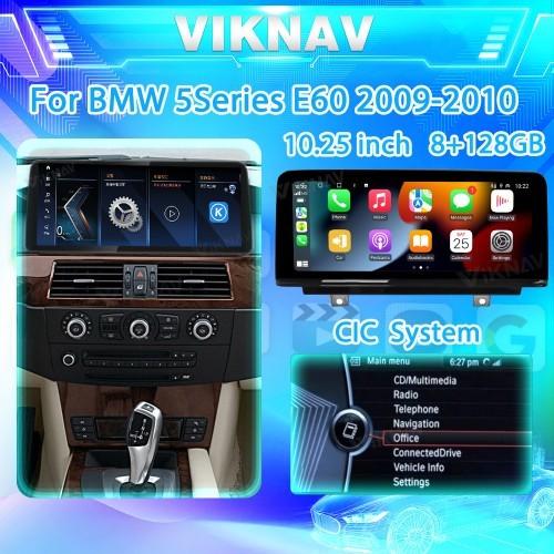 BMW 5 Series E60 Bluetooth Car Stereo System android head unit 2009-2010 2Din 8