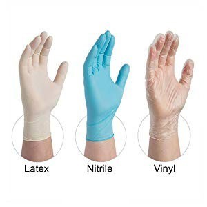Powder Free 25.4 Cm Disposable Vinyl Protective Gloves