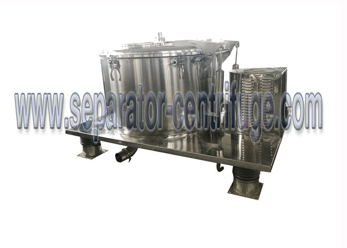CBD Oil Cannabis Extraction Industrial Basket Centrifuge Equipment With PLC