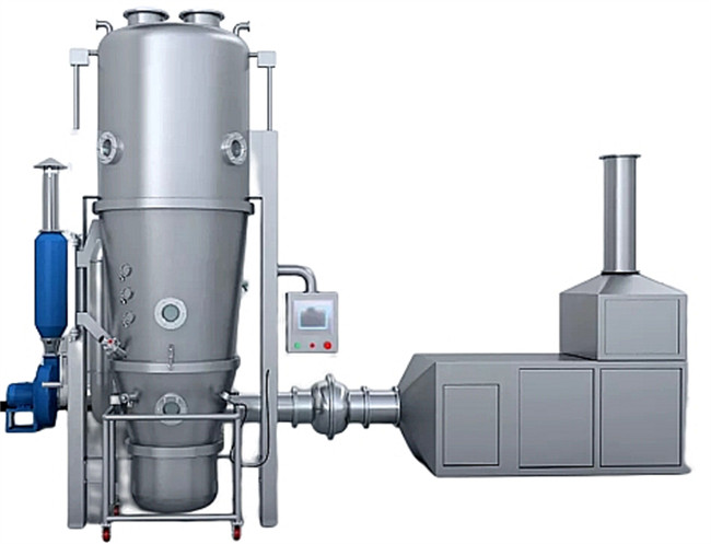 10KGS/H-500KGS/H Capacity Fluid Bed Dryer Efficiency Gas Heating Industrial Drying Machinery