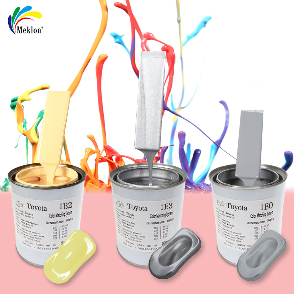 Scratch And Chip Resistant Ready Mixed Car Paint For Toyota 4Q2 Champagne Gold