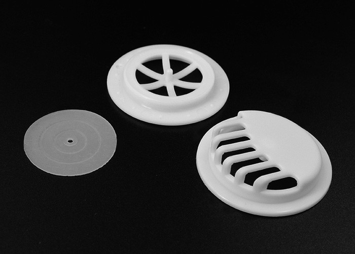 Plastic One Way Degassing Valve / Air Filter Valve Custom Print
