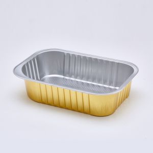 680ml Foil Food Container With Lids Mini Disposable Ramekins For Souffle Pudding